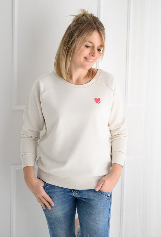 Sweatshirt *Heart-Smiley