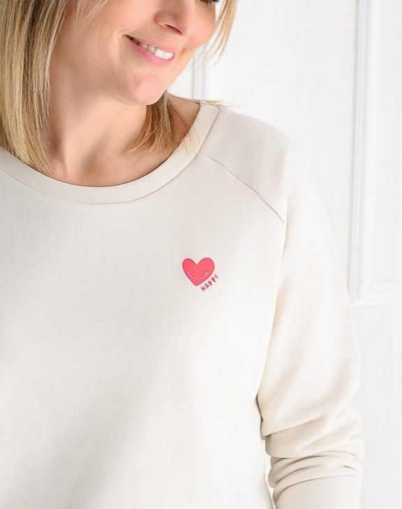 Sweatshirt *Heart-Smiley