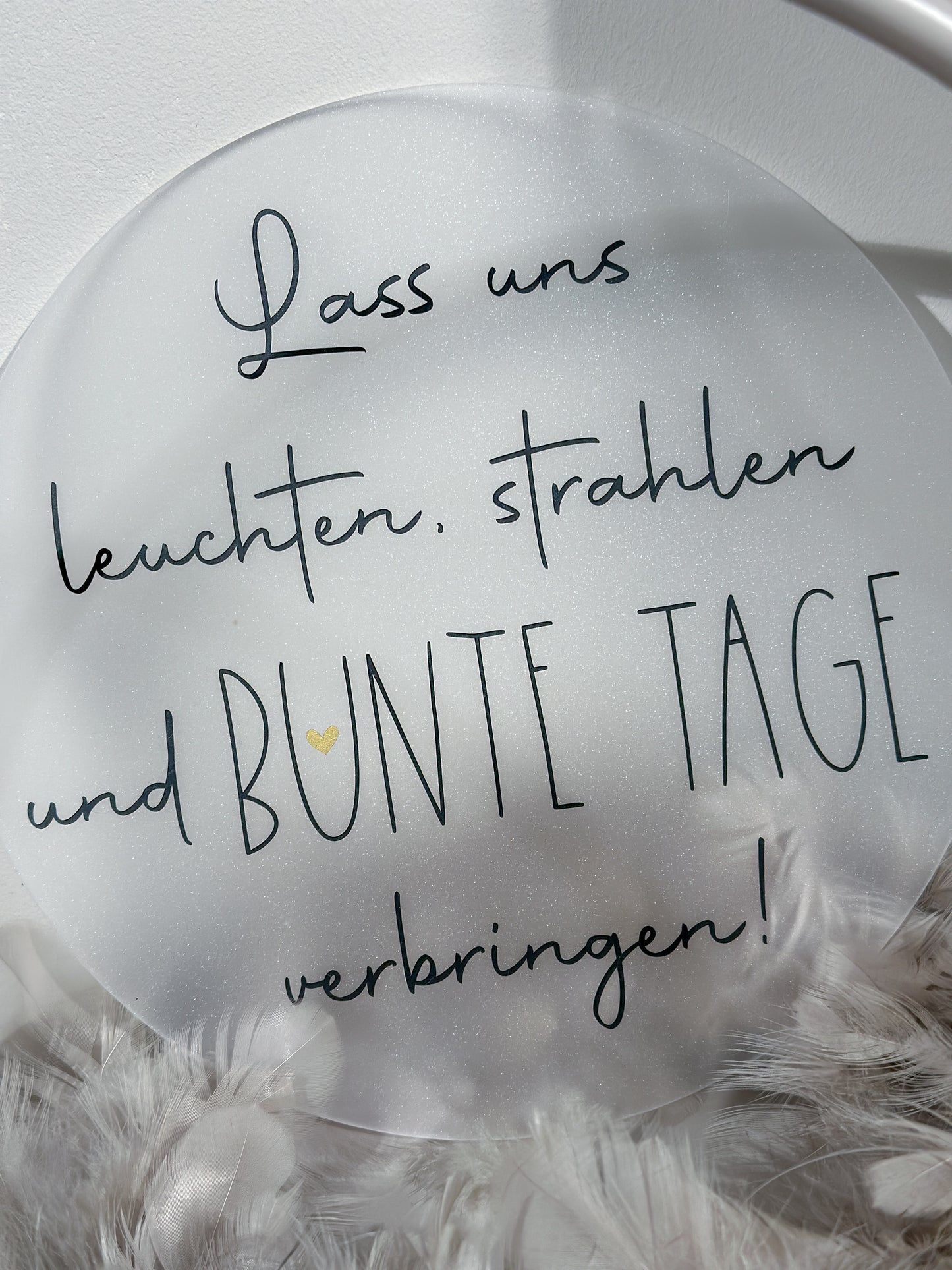 Scheibe "Bunte Tage"